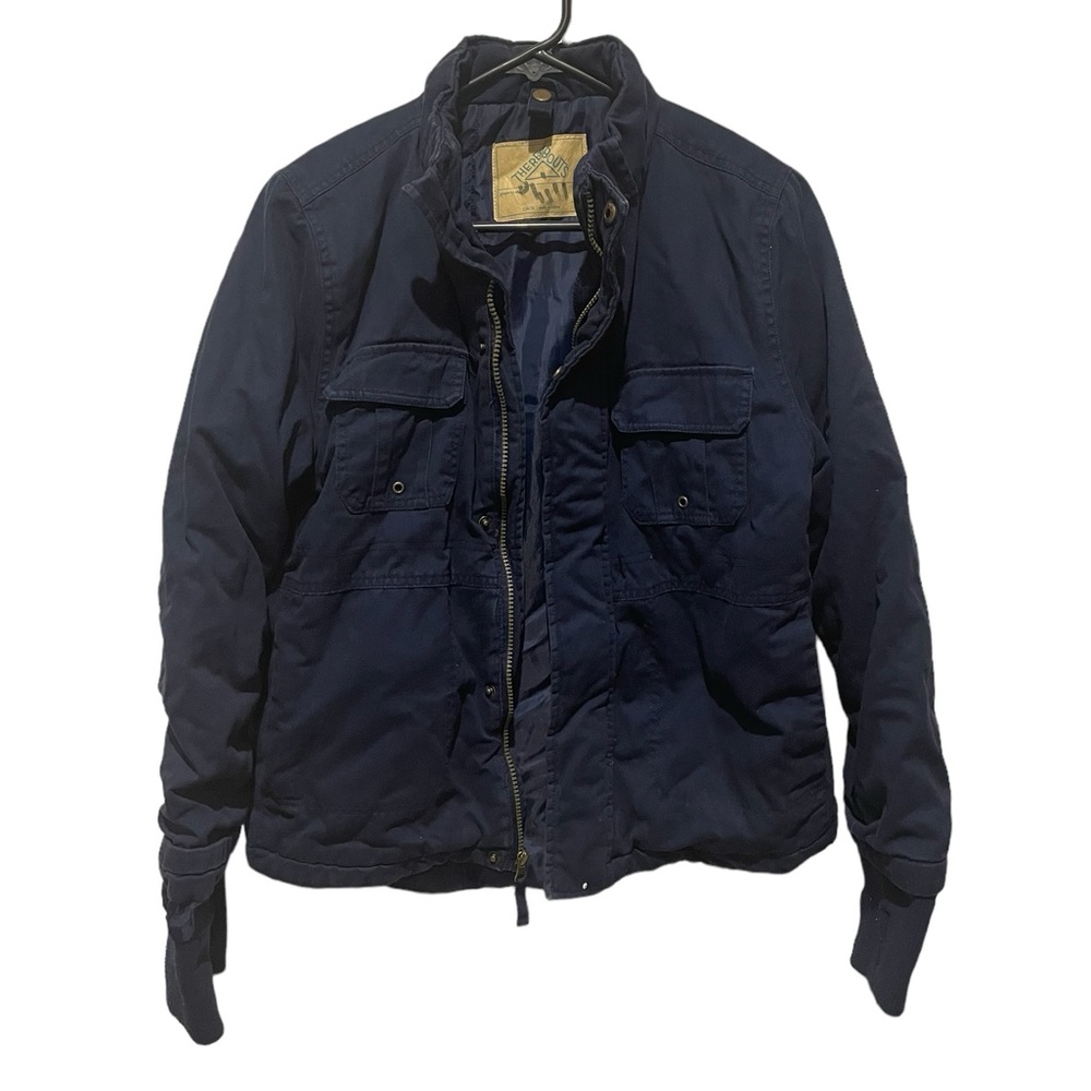 Thereabouts Navy Full-Zip  3-in-1 Parka Jacket  Size L 14/16